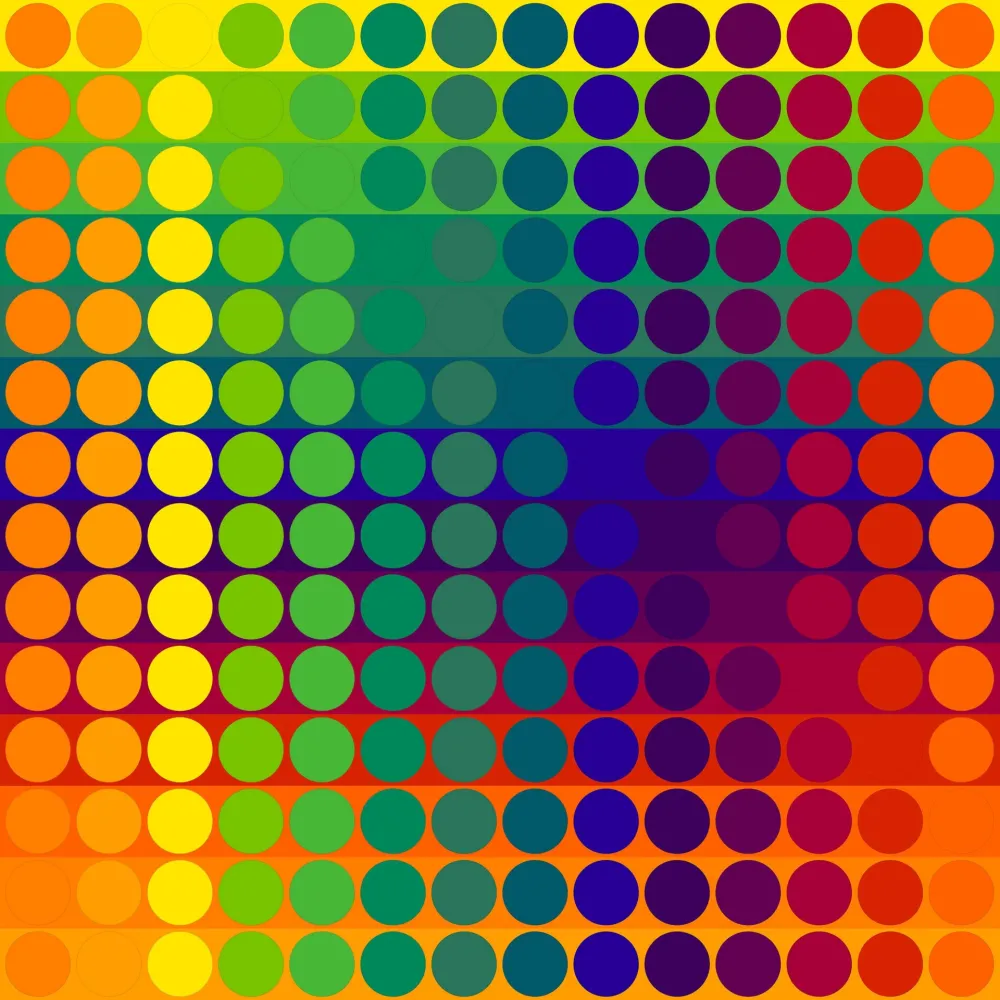 Lithografie Le Parc - Color Secuencia 7