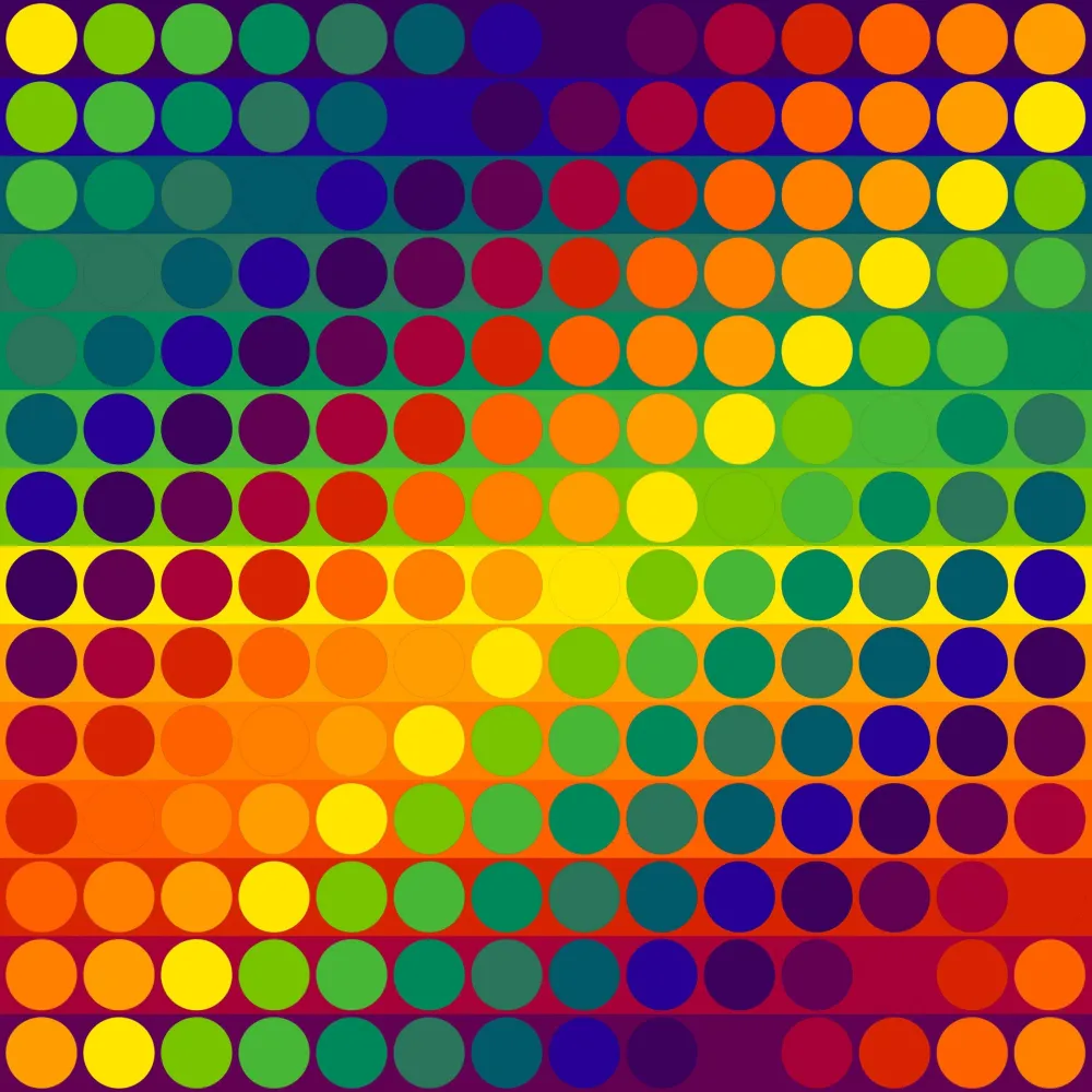 Lithografie Le Parc - Color Secuencia 8