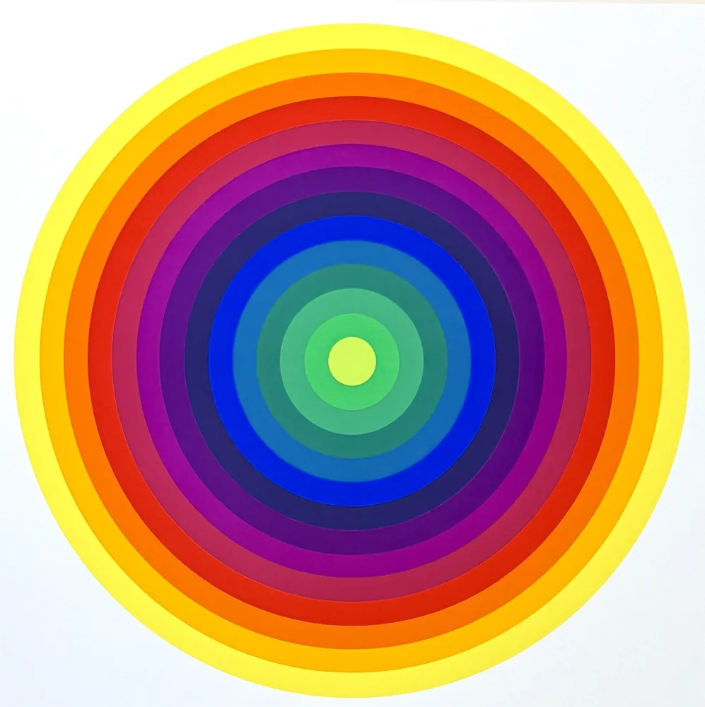 Zeefdruk Le Parc - Julio Le Parc (1928) – Serigraphy on paper – 1971