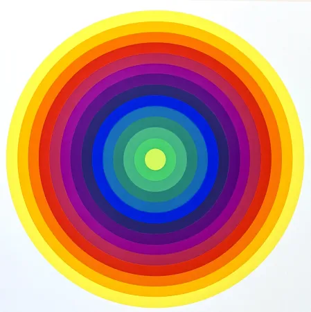 Zeefdruk Le Parc - Julio Le Parc (1928) – Serigraphy on paper – 1971