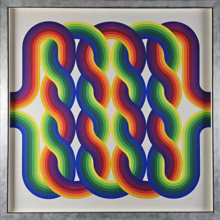 Lithografie Le Parc - La Longue Marche. No 4