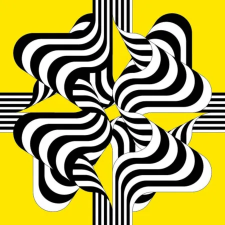 Lithografie Le Parc - Larga marcha, 4 bifurcaciones, 1