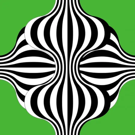 Lithografie Le Parc - Larga marcha, 4 bifurcaciones, 3