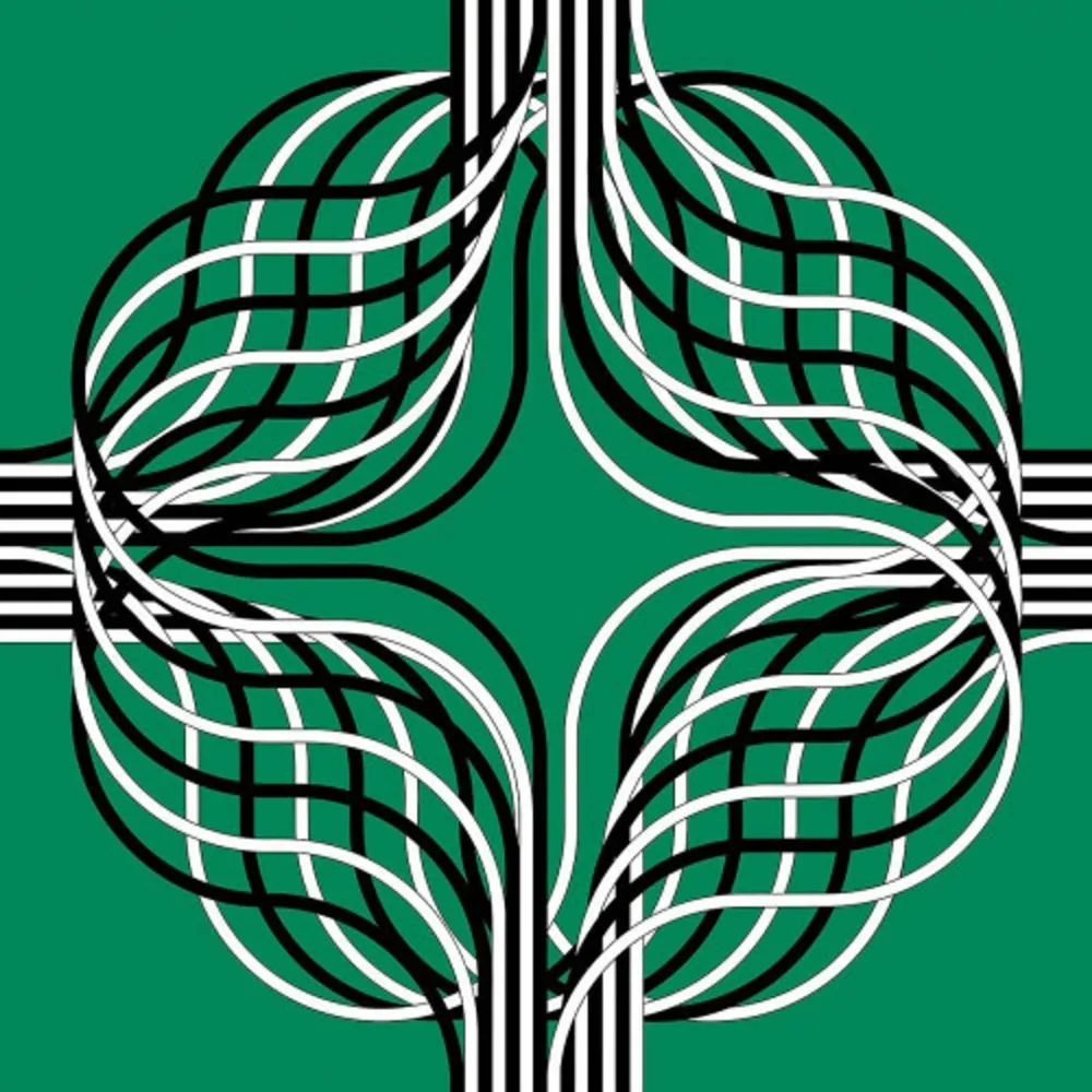 Lithografie Le Parc - Larga marcha, 4 bifurcaciones, 4