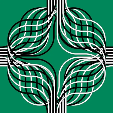 Lithografie Le Parc - Larga marcha, 4 bifurcaciones, 4