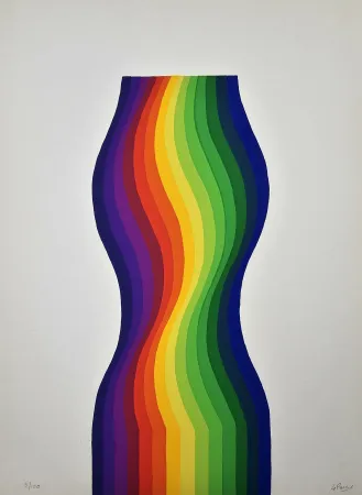 Lithografie Le Parc - Movimiento Cinético En Varios Colores