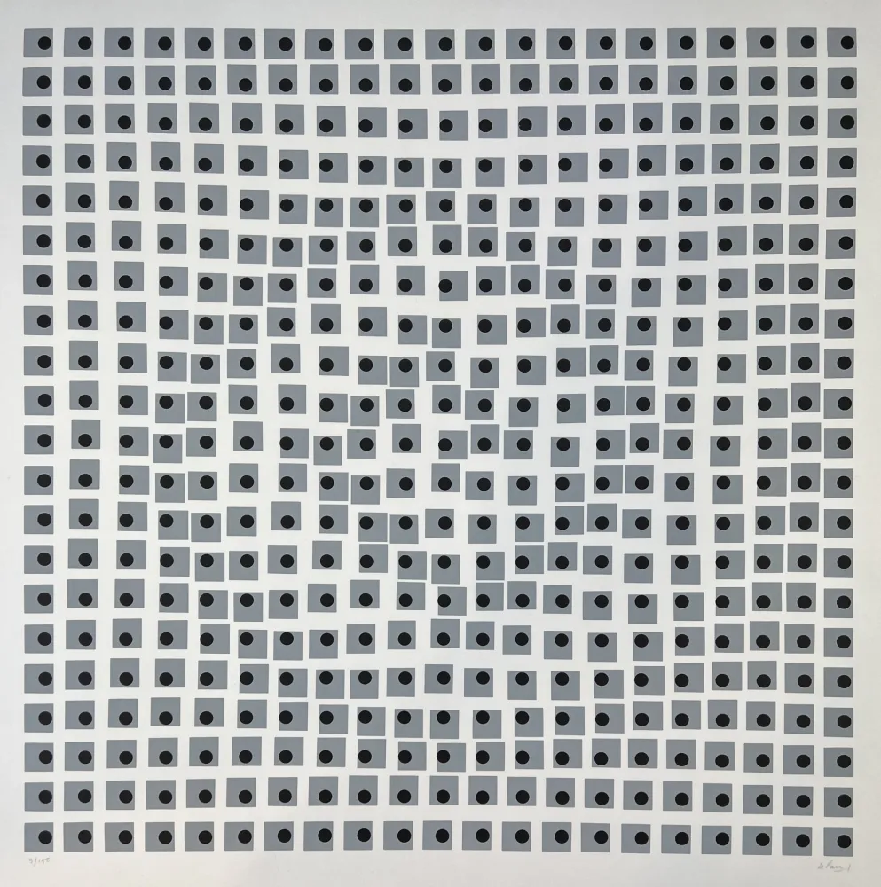 Zeefdruk Le Parc - Untitled