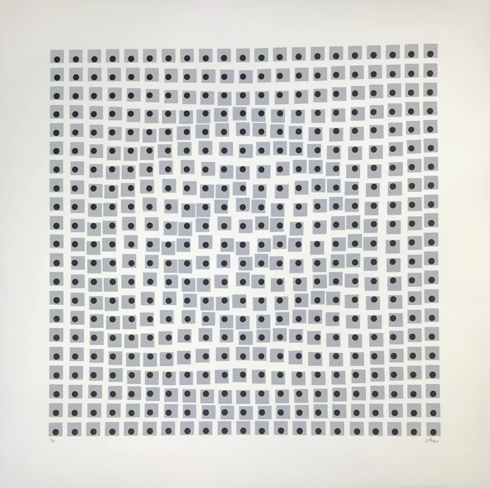 Zeefdruk Le Parc - Untitled 