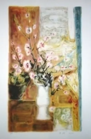 Lithografie Lê Phô - Fleur de Pommier