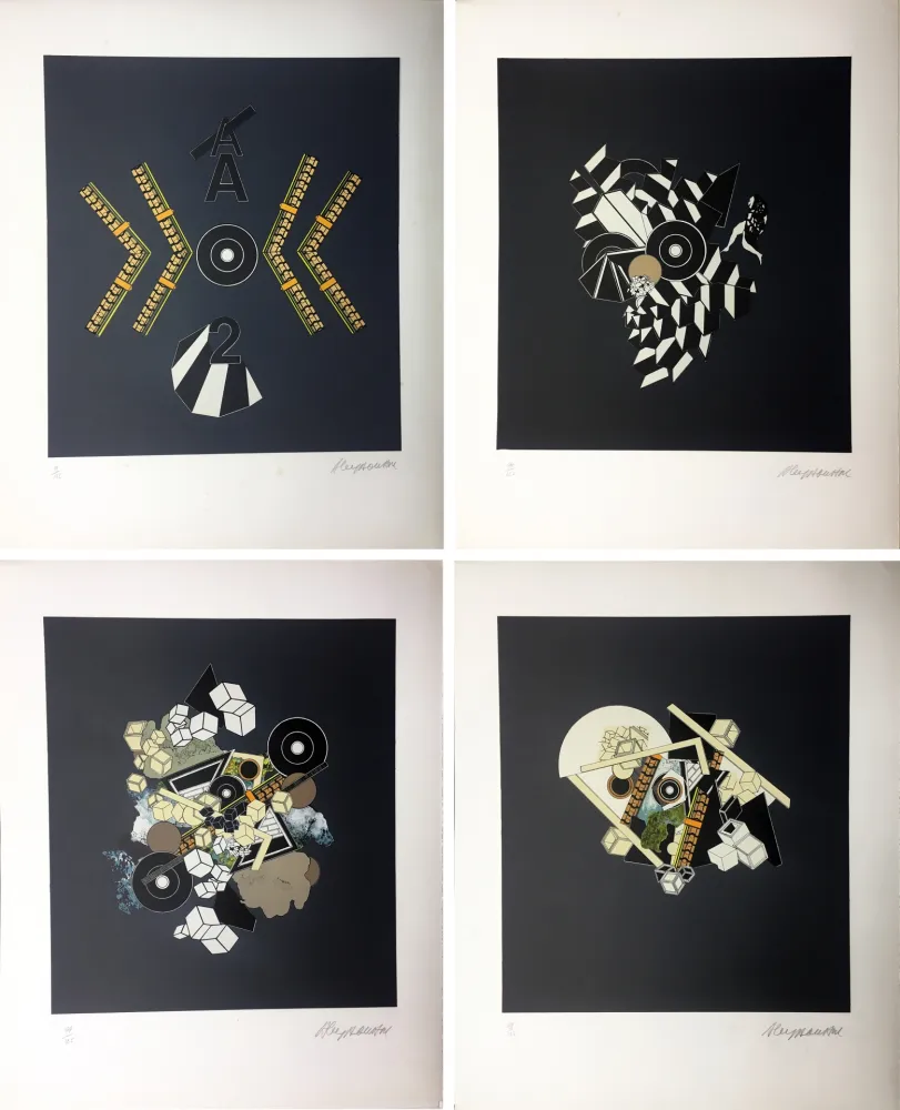 Lithografie Le Yaouanc - ALBUM 1101 : 10 LITHOGRAPHIES ORIGINALES SIGNÉES (1970).