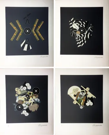 Lithografie Le Yaouanc - ALBUM 1101 : 10 LITHOGRAPHIES ORIGINALES SIGNÉES (1970).