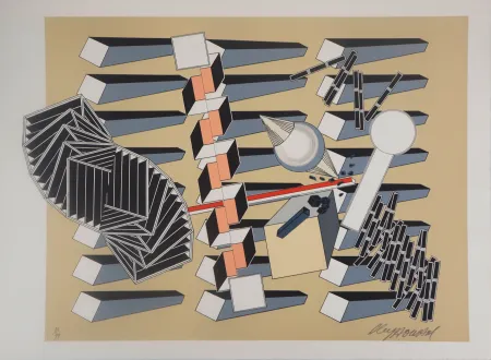 Lithografie Le Yaouanc - L'univers infini