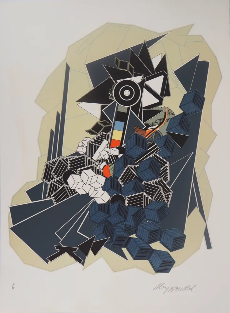 Lithografie Le Yaouanc - Monutens