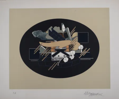 Lithografie Le Yaouanc - Solfège, 1975 - Hand-signed
