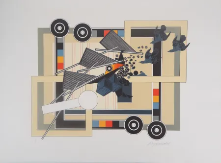 Lithografie Le Yaouanc - Tandem