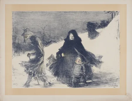 Lithografie Léandre - Noël, 1897