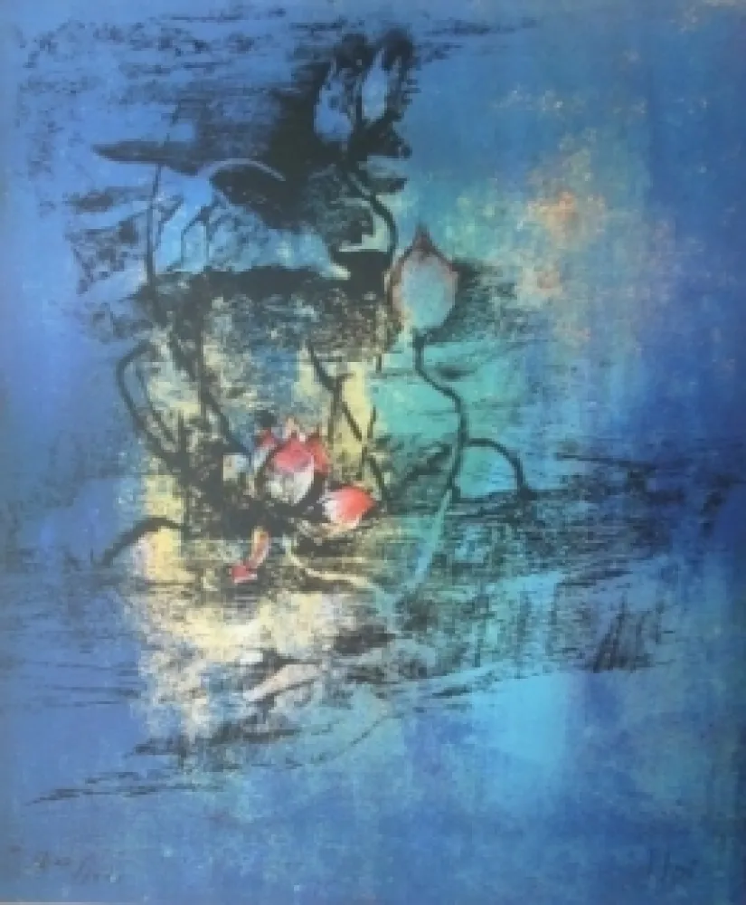 Lithografie Lebadang - Nenuphars 