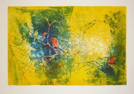 Lithografie Lebadang - Volière