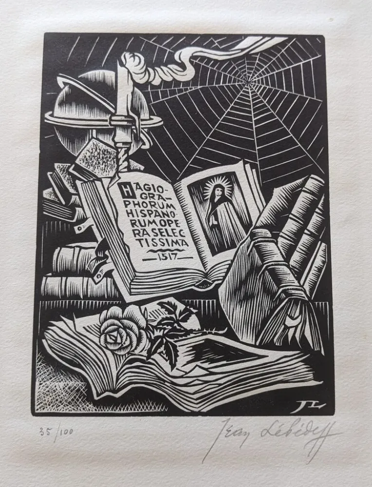 Houtsnede Lébédeff  - Nature Morte