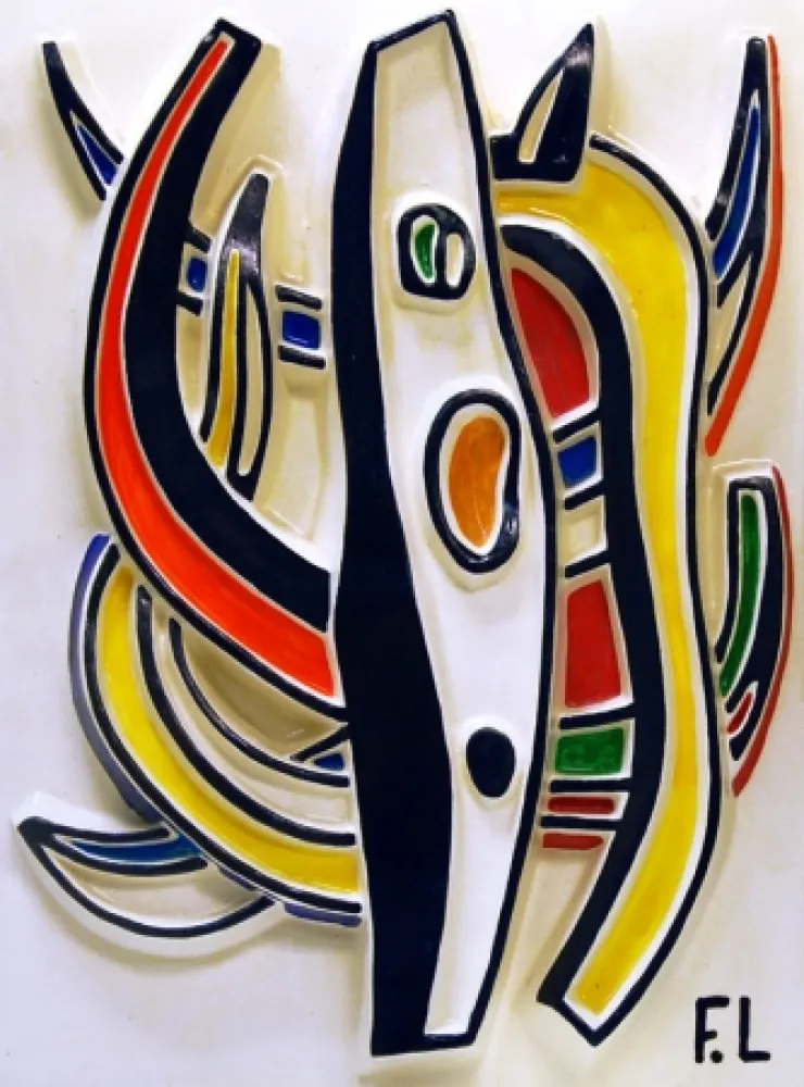 Keramiek Leger - Abstract Composition