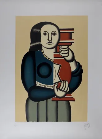 Lithografie Léger (After) - Femme à la Cruche, c.1950