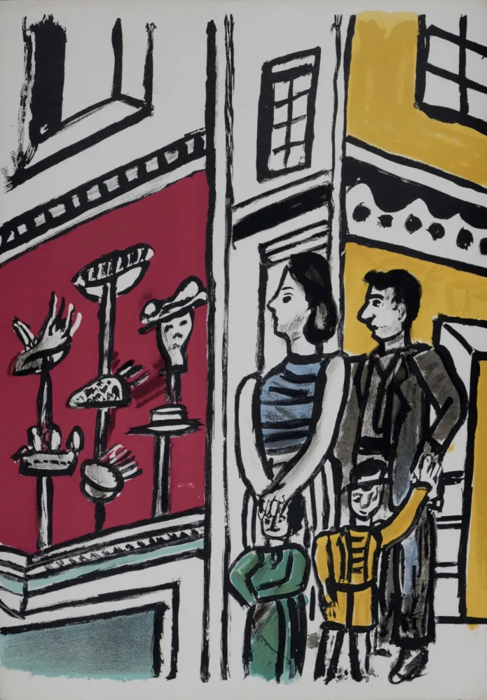 Lithografie Léger (After) - La Chapellerie, 1960