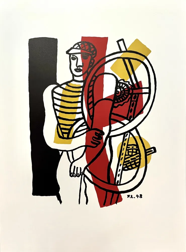 Lithografie Léger (After) - Le Cycliste