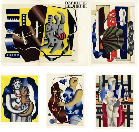 Lithografie Leger - DERRIÈRE LE MIROIR N° 79-80-81. FERNAND LÉGER. Octobre 1955