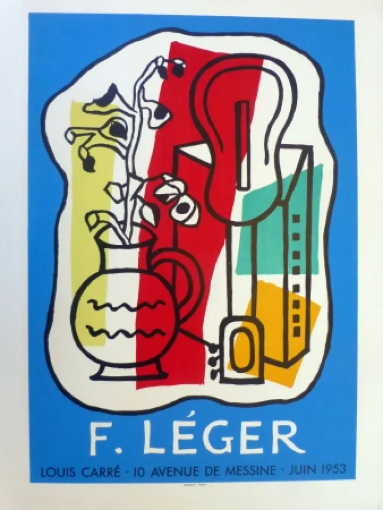 Lithografie Leger - Exposition Galerie Louis Carré, 1953