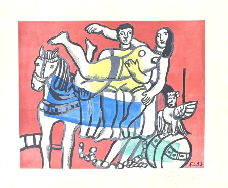 Lithografie Leger - Fernand Léger(1881–1955) - The parade - Lithograph on paper - 1953
