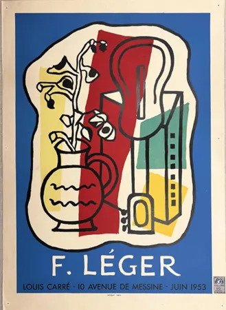 Lithografie Leger - GALERIE LOUIS CARÉ - EXPO 1953. Affiche originale