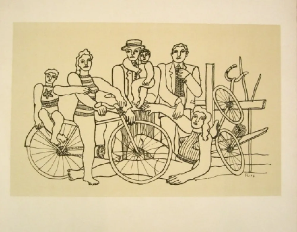 Lithografie Leger - La belle équipe
