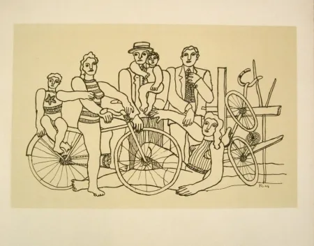 Lithografie Leger - La belle équipe