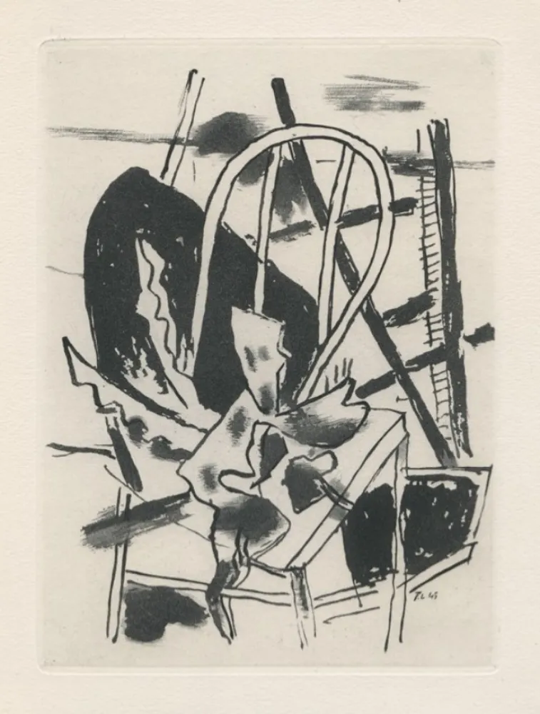 Aquatint Leger - La chaise