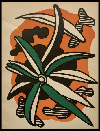 Lithografie Leger - La fleur 