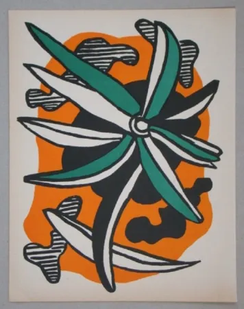 Lithografie Leger - La fleur