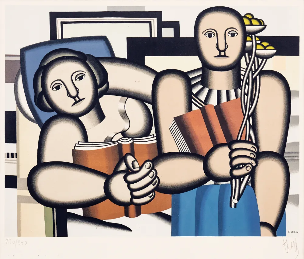 Lithografie Leger -  La Lecture (The Reader)