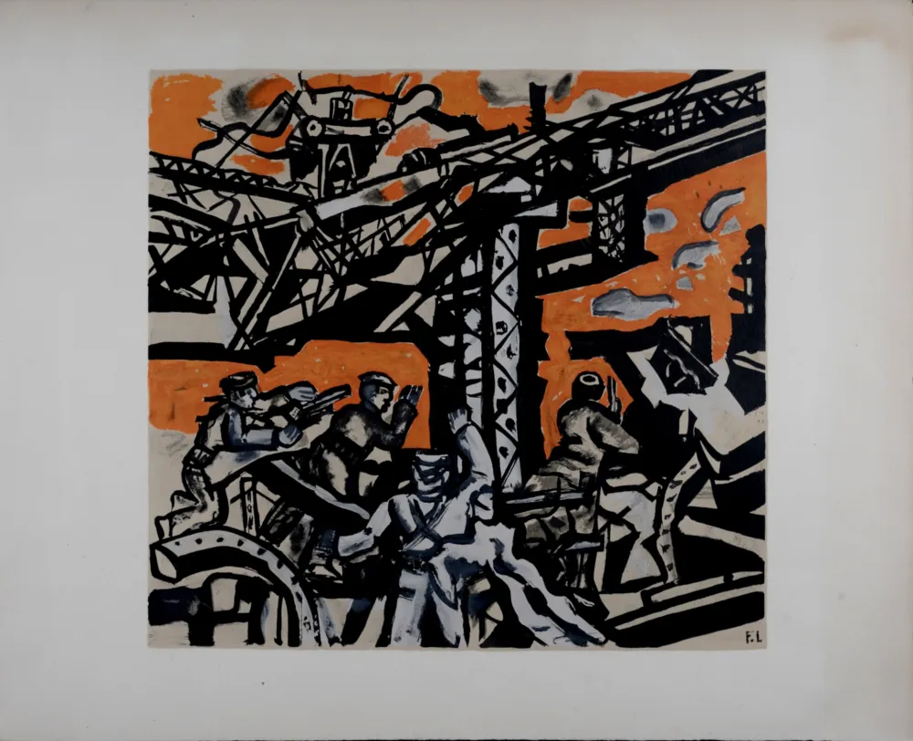 Lithografie Leger - Les constructeurs, c. 1955