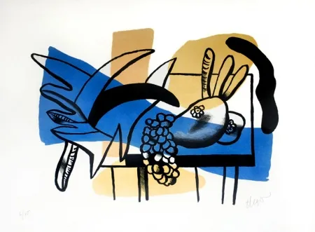 Lithografie Leger - Nature Mort aux Fruits
