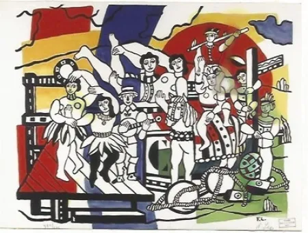 Lithografie Leger - The Parade