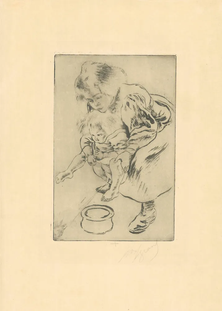 Ets En Aquatint Legrand - La grande sœur / The Big Sister