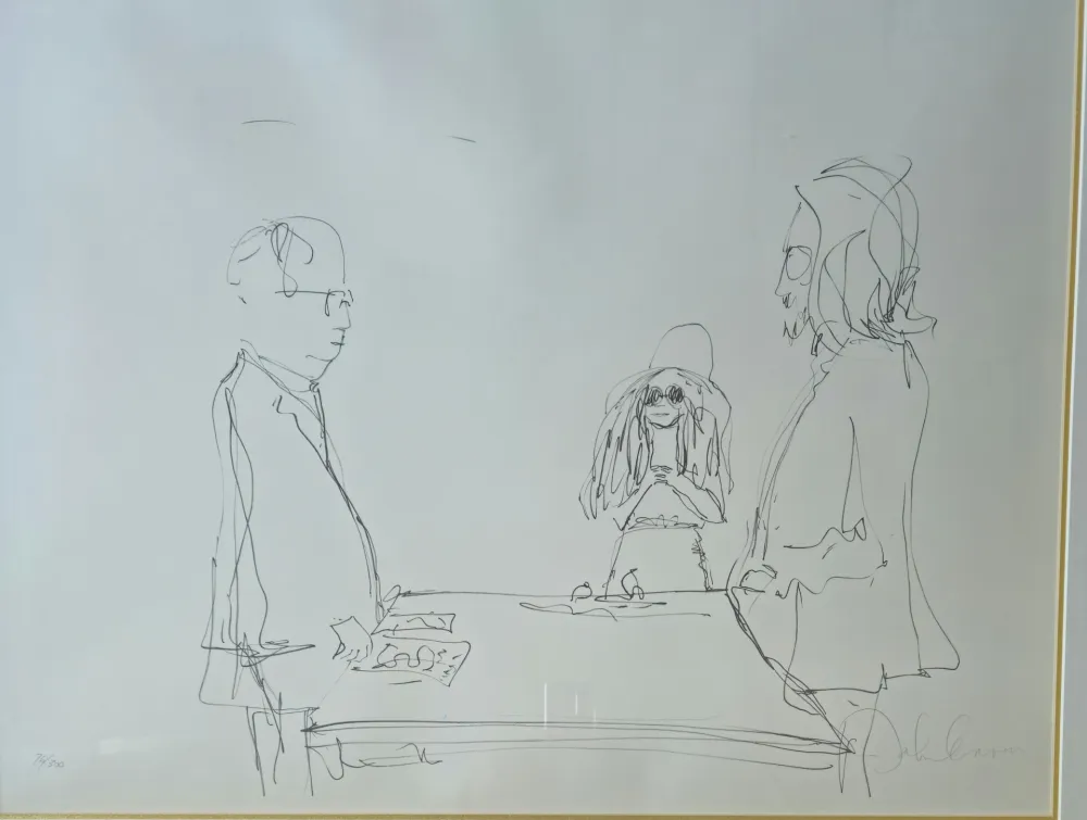 Lithografie Lennon -  “I do” , from Bag One Suite