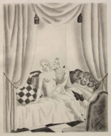 Geïllustreerd Boek Leroy  - Le bon plaisir, Le malheureux petit voyage, La belle sans chemise, Le Diable amoureux, La Fille aux yeux d'or, etc.