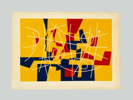 Lithografie Leuppi - Composition