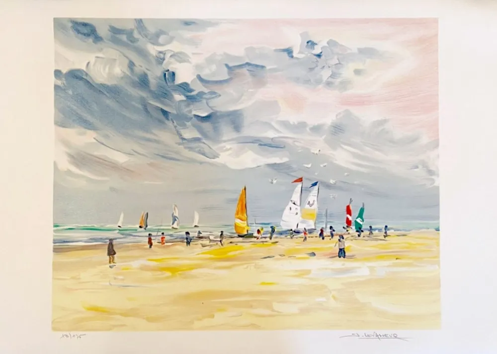 Lithografie Levasseur - Régates