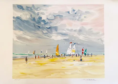 Lithografie Levasseur - Régates