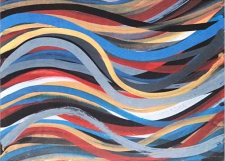 Lithografie Lewitt - Brushstrokes: Horizontal And Vertical XI