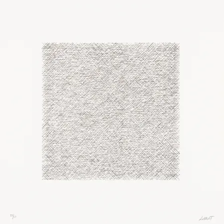 Lithografie Lewitt - Lines of One Inch in Four Directions and All Combinations 05 (70128)
