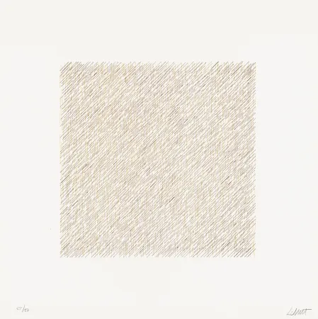Lithografie Lewitt - Lines of One Inch in Four Directions and All Combinations 06 (70120)