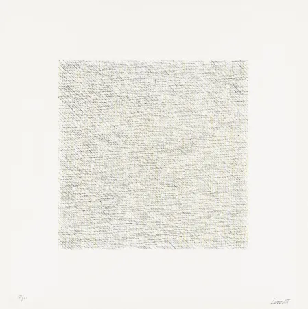 Lithografie Lewitt - Lines of One Inch in Four Directions and All Combinations 14 (70126)